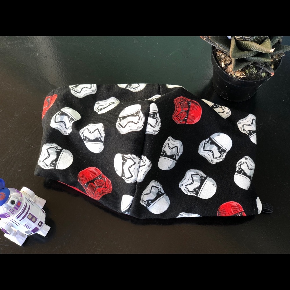 Storm Trooper Inspired Cloth Face Mask